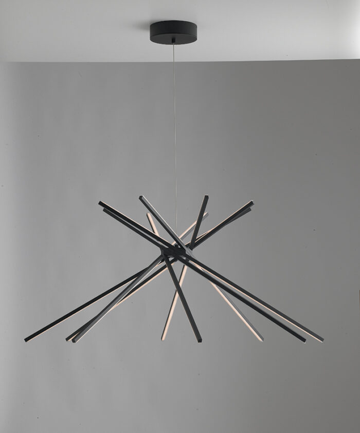 LED-SHANGHAI-S8 NERO - immagine 3