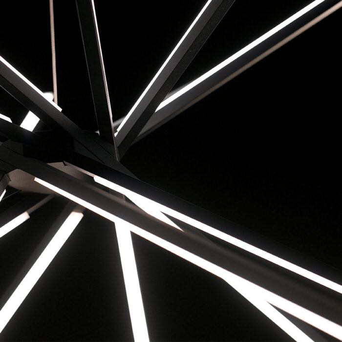 LED-SHANGHAI-S8 NERO - immagine 4