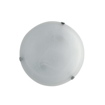 PLAFONIERA DUNA BIANCA 3XE27 50X50X11CM