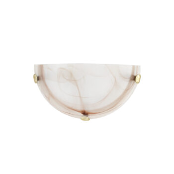 APPLIQUE DUNA TABACCO 1XE27 30X9X15CM