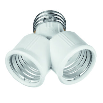 ADATTATORE PER PORTALAMPADE DA E27 A 2E27