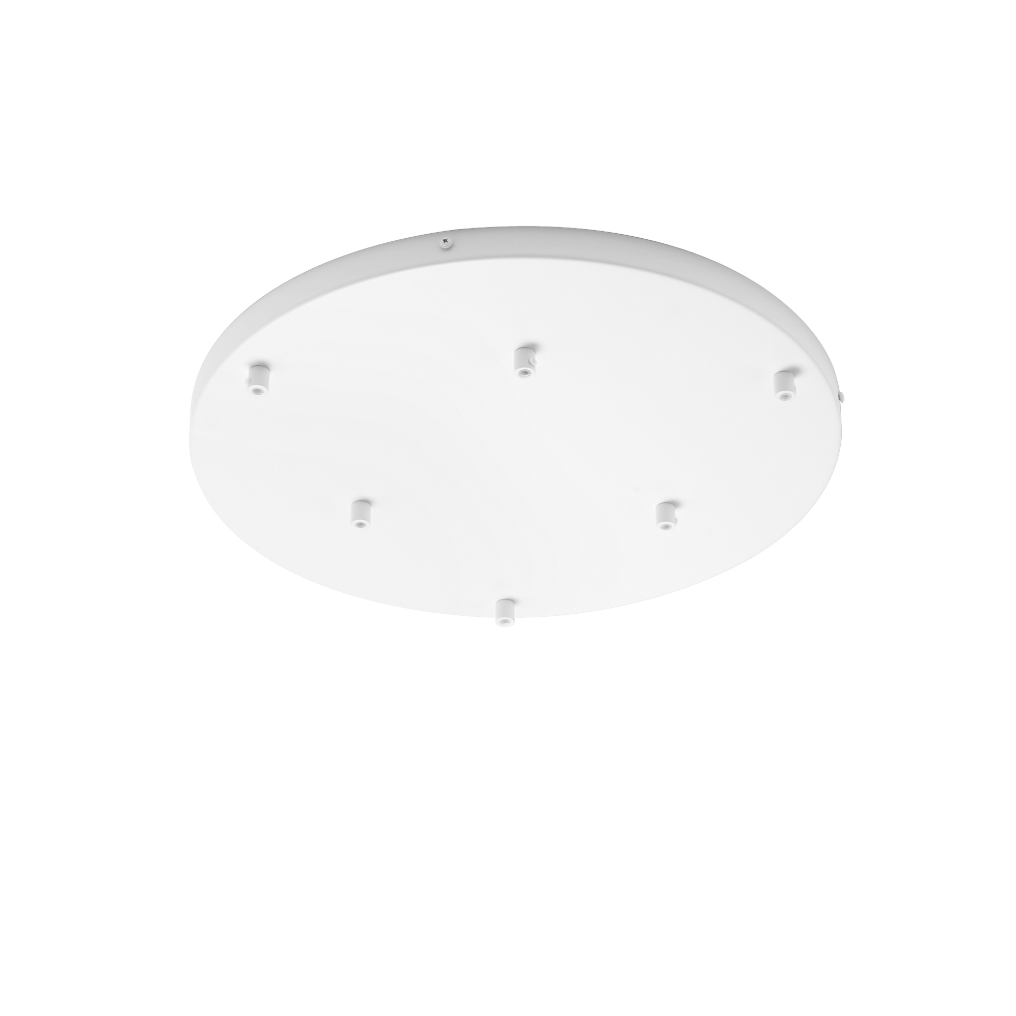 MONTATURA TONDA BIANCA A 6 FORI 47X4,1CM