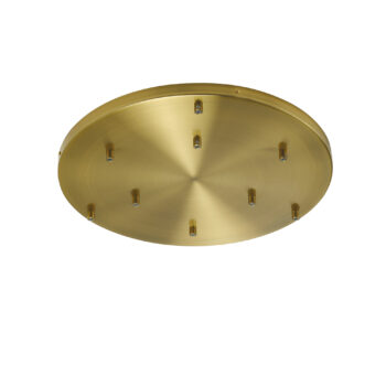 MONTATURA TONDA BRUNITO A 9 FORI 52X4,1CM