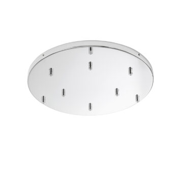 MONTATURA TONDA CROMO A 9 FORI 52X4,1CM
