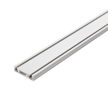 BINARIO BERNINI 48V BIANCO CON TAPPI INCLUSI 2,5X0,5CM