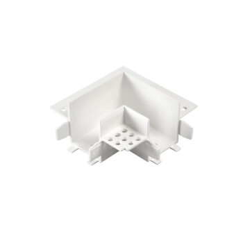 CONNETTORE ANGOLARE VERTICALE BIANCO PER ALLOGGIO CON MONTAGGIO AD INCASSO A FILO BINARIO BERNINI 6,