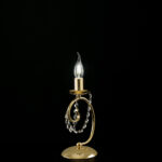 Lumetto in ferro dorato 1 luce