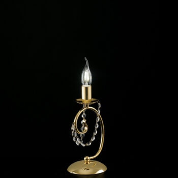 Lumetto in ferro dorato 1 luce