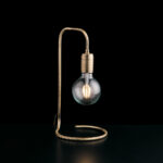 Lumetto in ferro bronzato spazzolato 1 luce