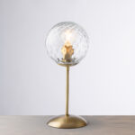 Lumetto in ferro bronzato spazzolato 1 luce