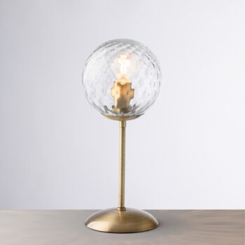 Lumetto in ferro bronzato spazzolato 1 luce