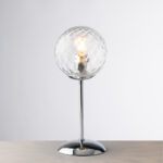 Lumetto in ferro cromo lucido 1 luce