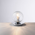 Lumetto in ferro cromo lucido 1 luce