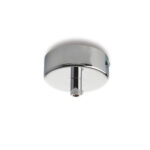 Rosone multicavo in ferro cromato diametro 8 con 1 foro