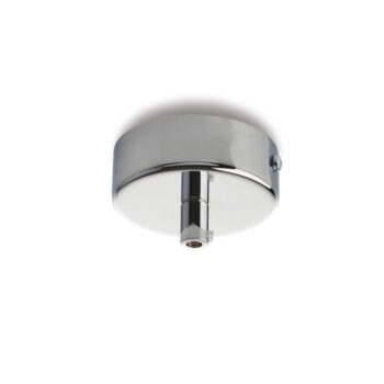 Rosone multicavo in ferro cromato diametro 8 con 1 foro