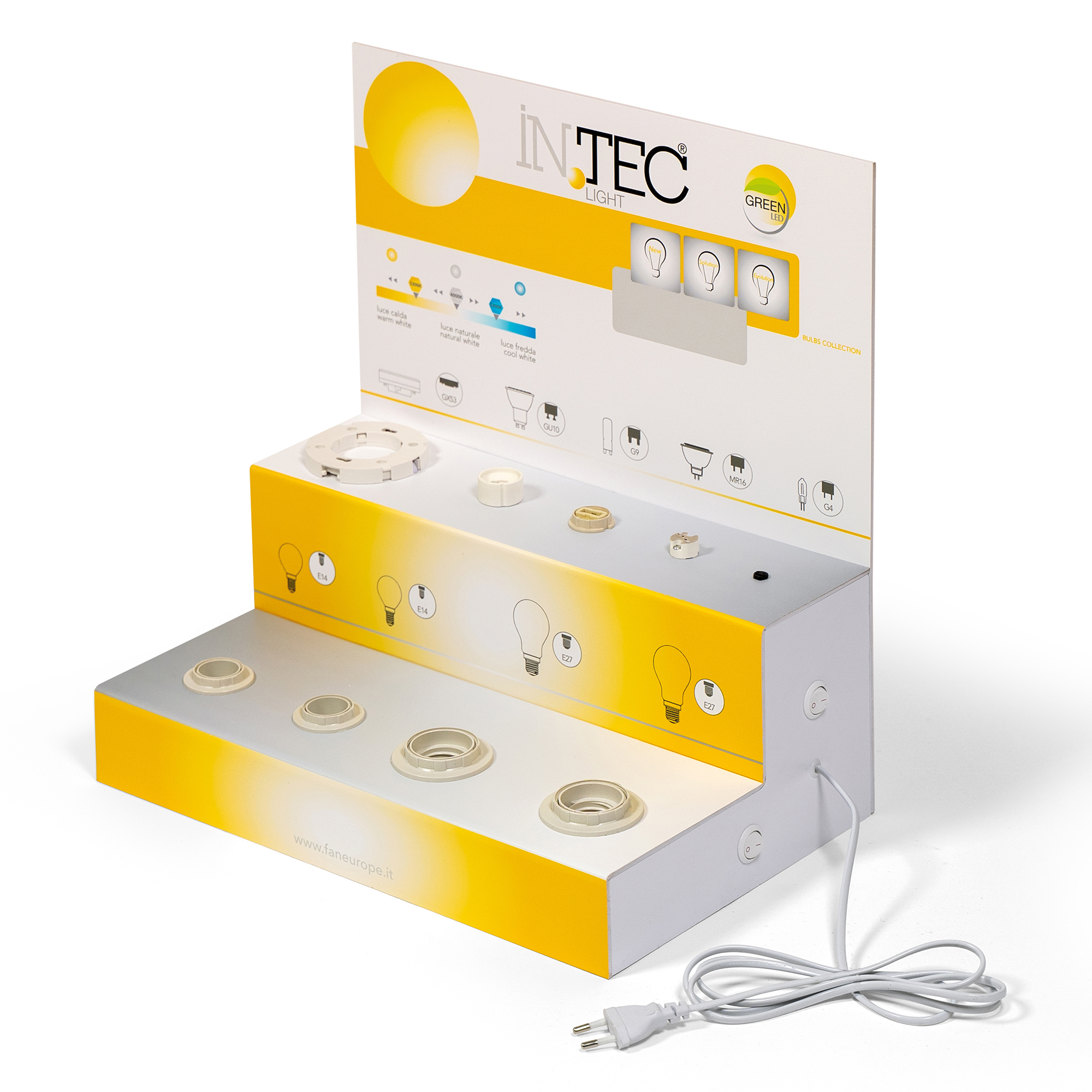 TESTER DA BANCO PER LAMPADINE