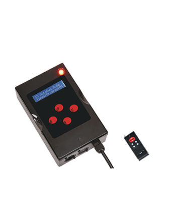 CONTROLLER LED MASTER 3 CANALI PER PROIETTORI MOD. EASY 230V OUT DMX/XLR-3 2 CANALI IP20 16,5X10,5X4