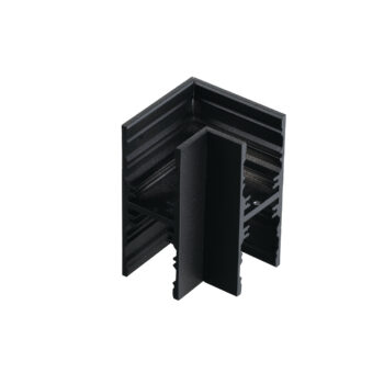 CONNETTORE ANGOLARE NERO PER BINARIO BIEMISSIONE DAVINCI 7,2X4,5X2,9CM