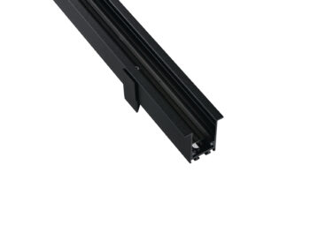 BINARIO DAVINCI A INCASSO NERO 48V 200X4,2X3,9CM