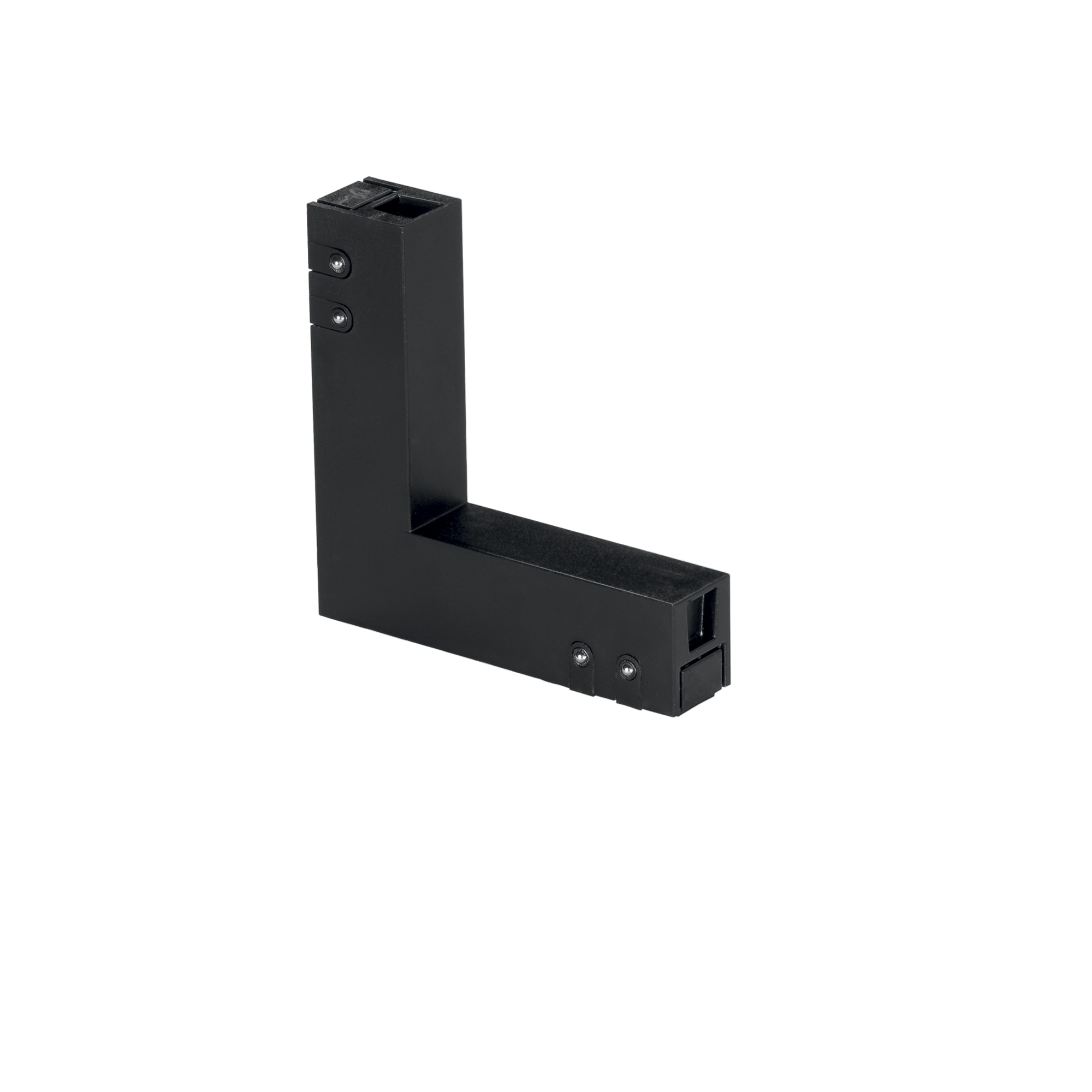 CONNETTORE ANGOLARE VERTICALE CON CONNESSIONE INTERNA 48V PER BINARIO DAVINCI 10,1X10,1X2,2CM