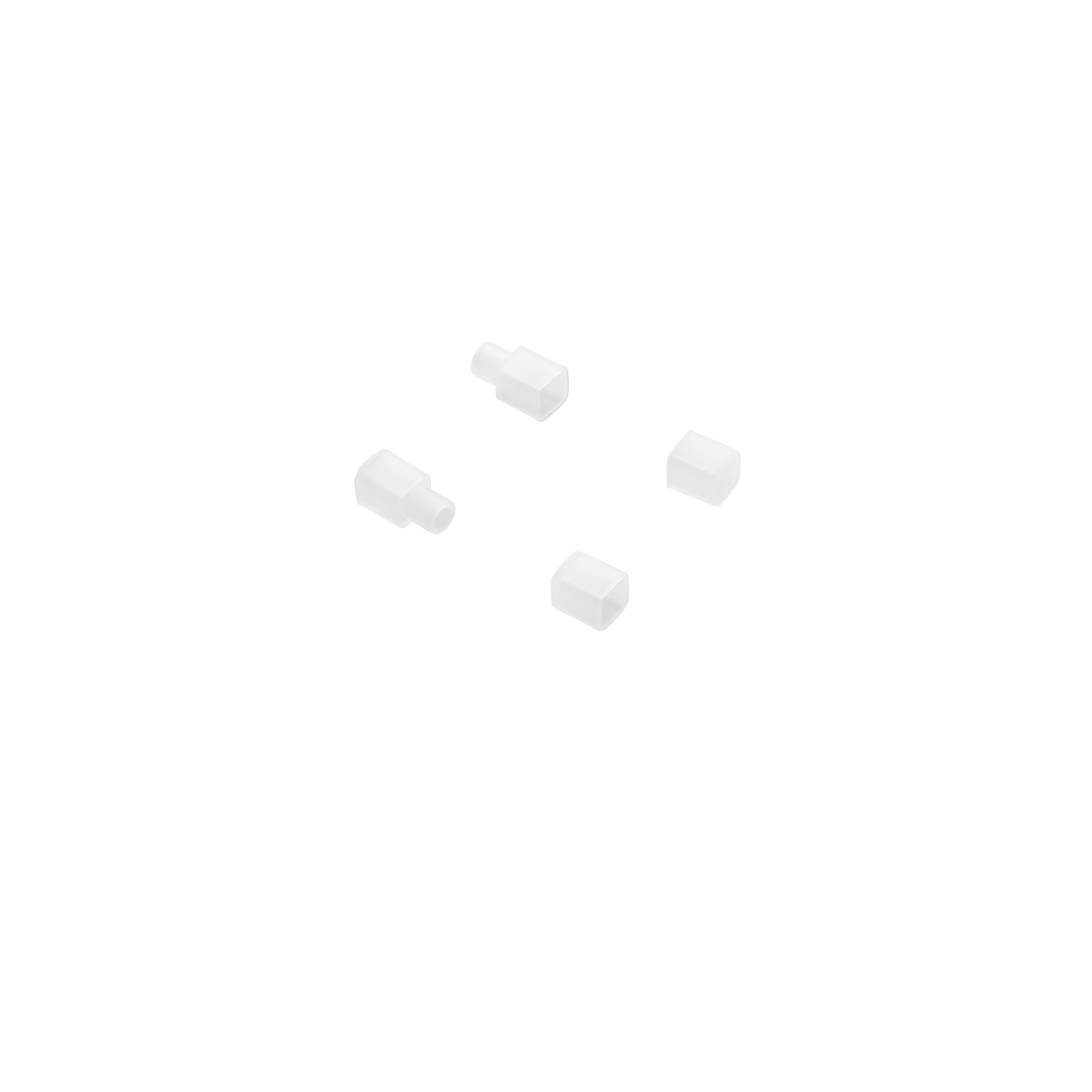 KIT 2PZ STAFFE PER STRISCIA NEON FLEX24V 0,6X0,6CM