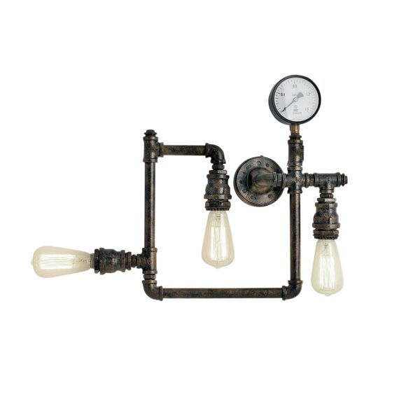 PLAFONIERA AMARCORD RUGGINE 3XE27 48X9,5X44CM