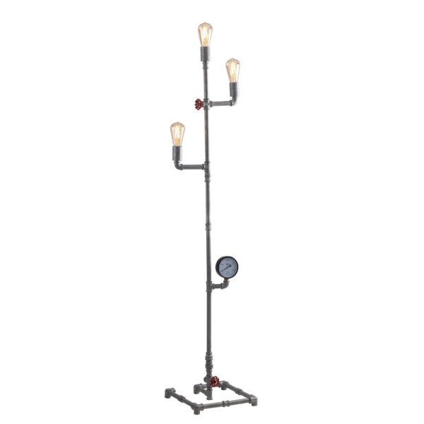 PIANTANA AMARCORD ZINCATA 3XE27 31X31X159CM