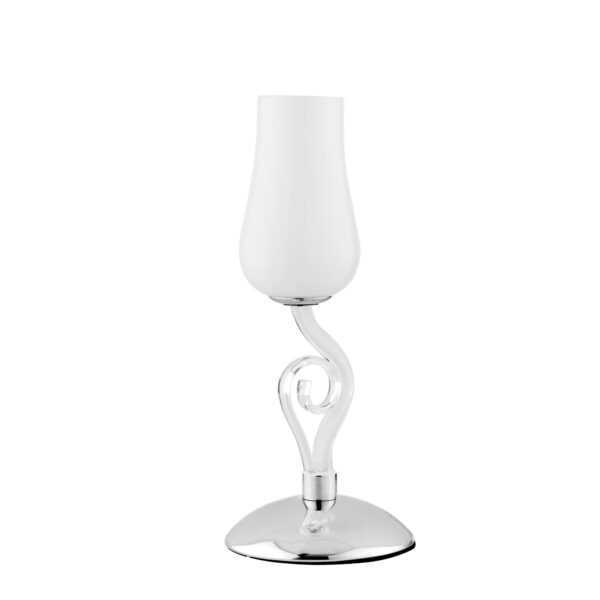 LUMETTO ANGEL BIANCO/CROMO 1XE14 15X34CM