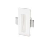 SEGNAPASSI A INCASSO ARIEL BIANCO RETTANGOLARE 1XGU10 MINI 11X5,5X24,5CM