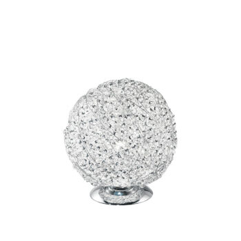 LUME ASTRA IN ALLUMINIO CROMO 1XE27 20X20X21CM