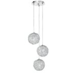 SOSPENSIONE ASTRA CROMO 3XE27 40X120CM