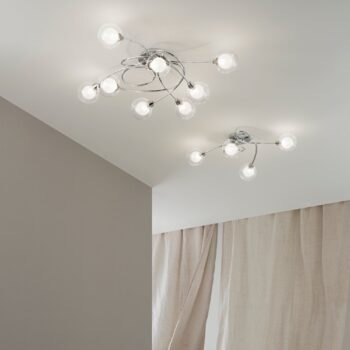 PLAFONIERA BLOG CROMO 8XG9 11X20X66CM