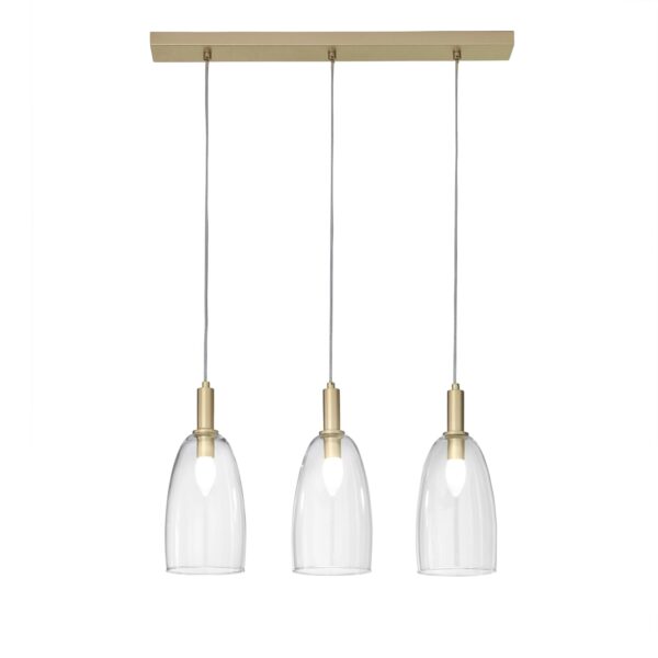 SOSPENSIONE BRANDY ORO 3XE14 72X14X150CM