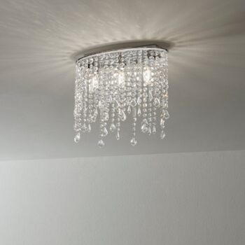 PLAFONIERA BREEZE CROMO 3XE14 40X15,5X36CM