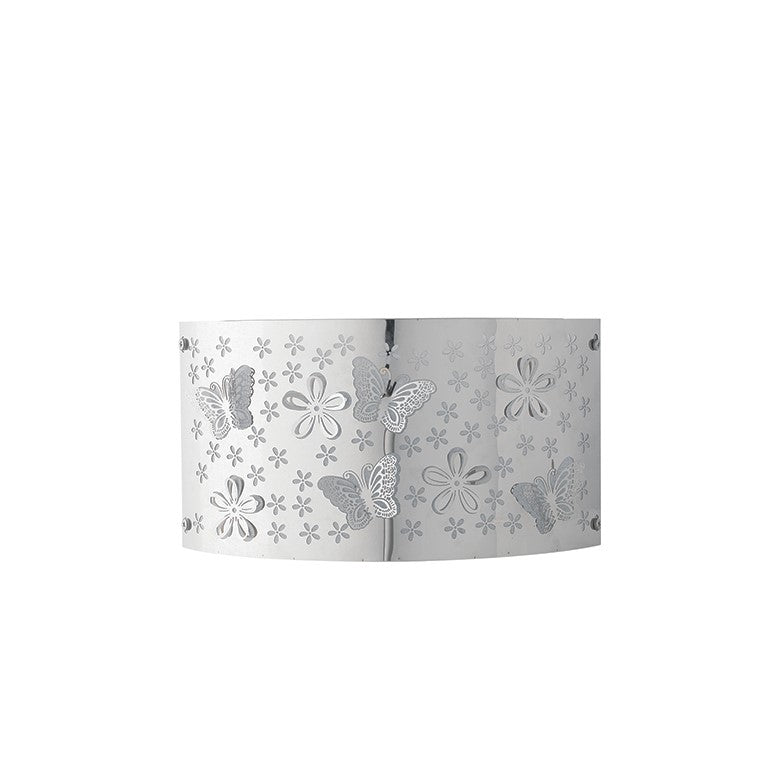 APPLIQUE BUTTERFLY CROMO 2XE14 32X9X17CM