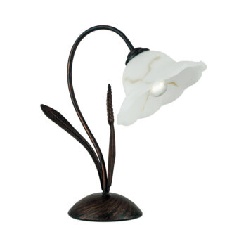 LUME BYRON RUGGINE 1XE27 38X43CM