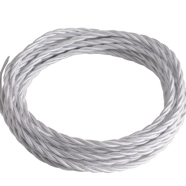 CAVO ELETTRICO CLAY BIANCO 2X0,75 2500CM