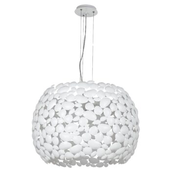 SOSPENSIONE DIONISO BIANCA 5XE27 65X65X147CM