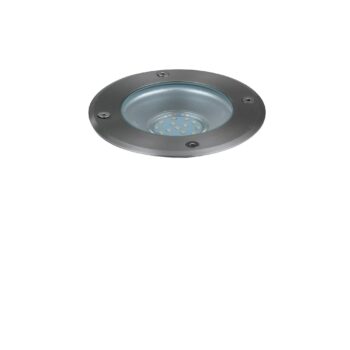 FARO A INCASSO CALPESTABILE DRIVE ORIENTABILE ACCIAIO 1XGU10 IP67 14X15CM