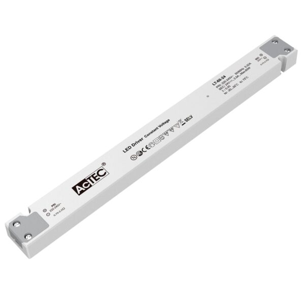 DRIVER LT 24V TENSIONE COSTANTE 60W 2,5A INPUT AC220-240V 30,5X3X1,82CM