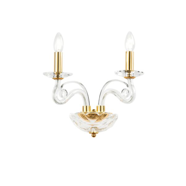 APPLIQUE EPOQUE ORO 2XE14 36X23X31CM