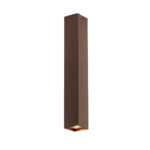 PLAFONIERA FLUKE QUADRATA CORTEN 1XGU10 6X6X40CM