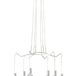 SOSPENSIONE HABITAT BIANCA 6XE27 66X120CM