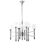 SOSPENSIONE HAMMOND CROMO/NERA 8XE14 83X120CM