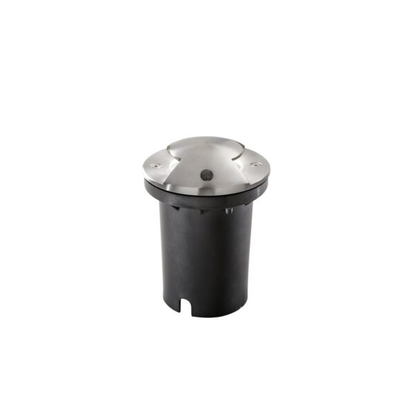 FARO CARRABILE A INCASSO HUMMER ACCIAIO 1XGU10 2 FASCI DI LUCE IP67 10,5X14,4CM