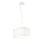 SOSPENSIONE IMAGINE BIANCA 3XE27 47X120CM