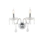 APPLIQUE INCANTO CROMO 2XE14 40X18X34CM