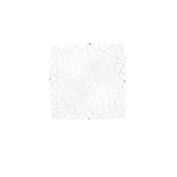 PLAFONIERA ISLAND BIANCA 2XE27 30X30X9CM