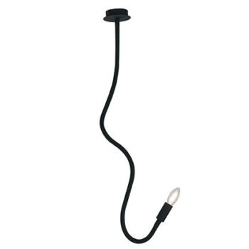 PLAFONIERA LOVER NERA 1XE14 10X10X100CM