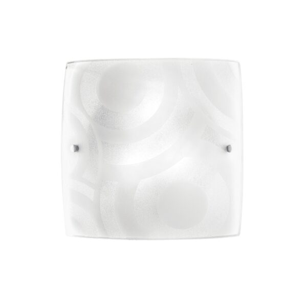 PLAFONIERA MIRO' BIANCA 3XE27 40X9,7X40CM